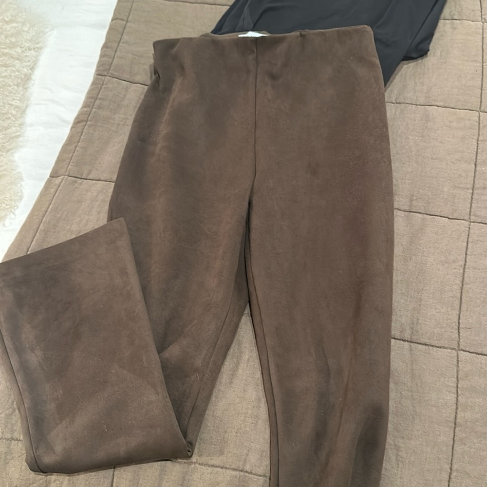Tuckernuck faux suede legging/pant